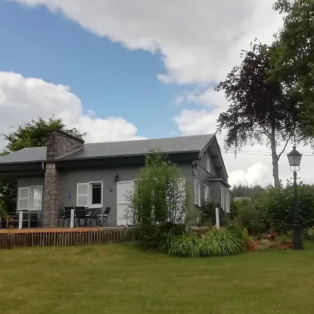 Peaceful Chalet In Transinne With Patio Chalet